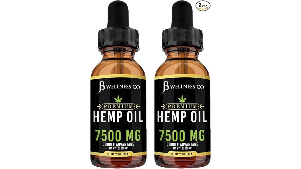 organic hemp oil drops