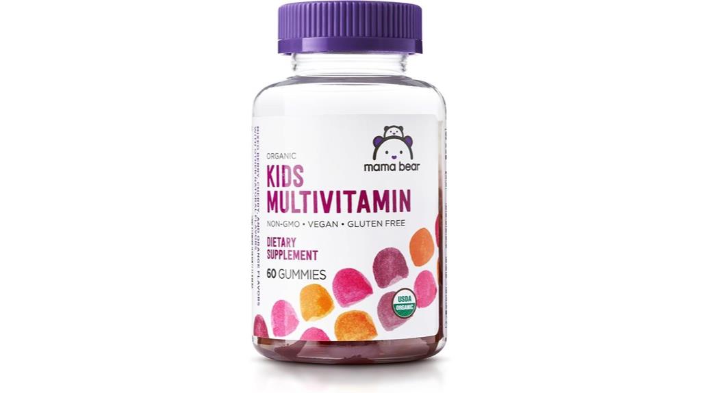 organic kids multivitamin gummies