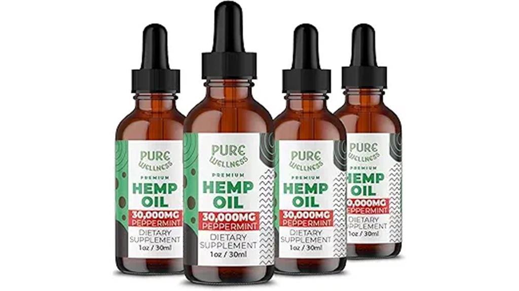 organic peppermint hemp oil