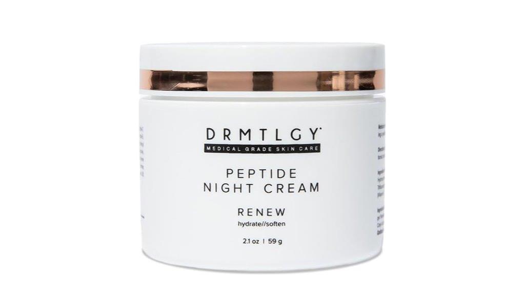 peptide night face moisturizer