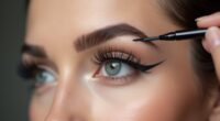 perfect precise eyeliner application