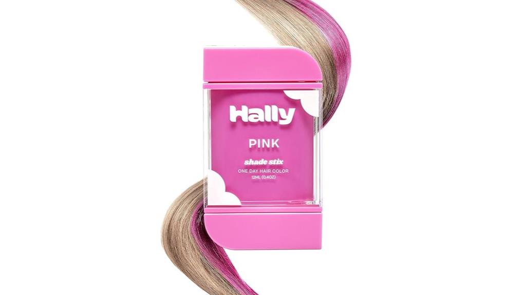pink temporary hair color