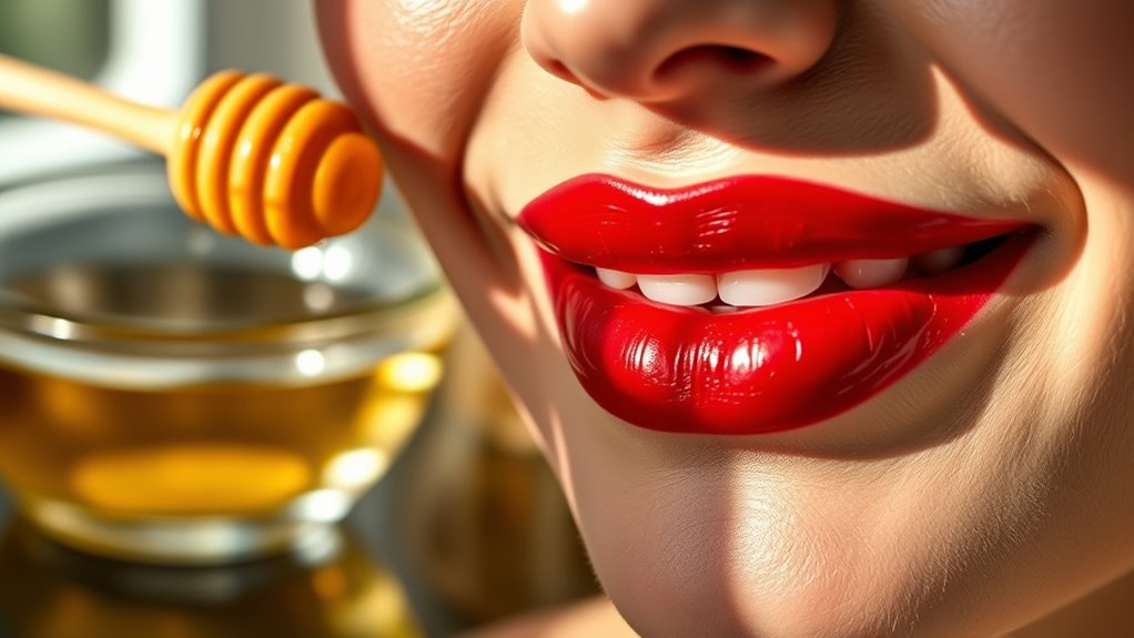 precise controlled lipstick application