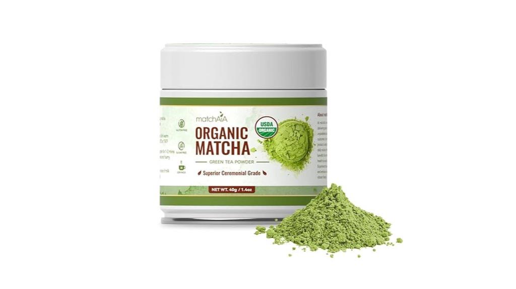 premium organic matcha powder
