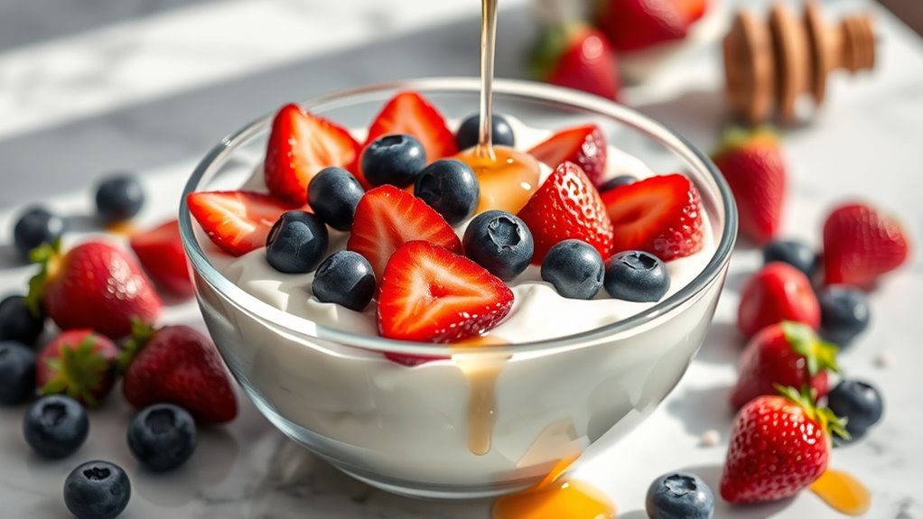probiotic berry honey snack