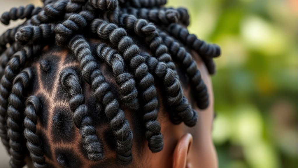 protective low maintenance hair style