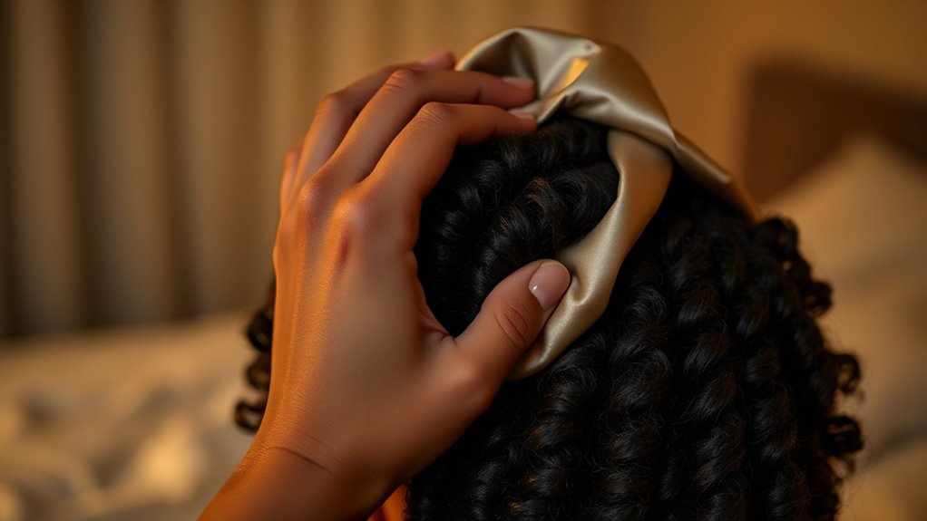 protective nighttime hair care