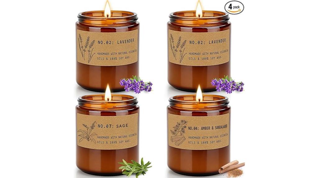 relaxing candle gift pack