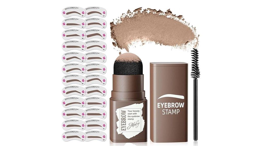 reusable eyebrow stencil kit