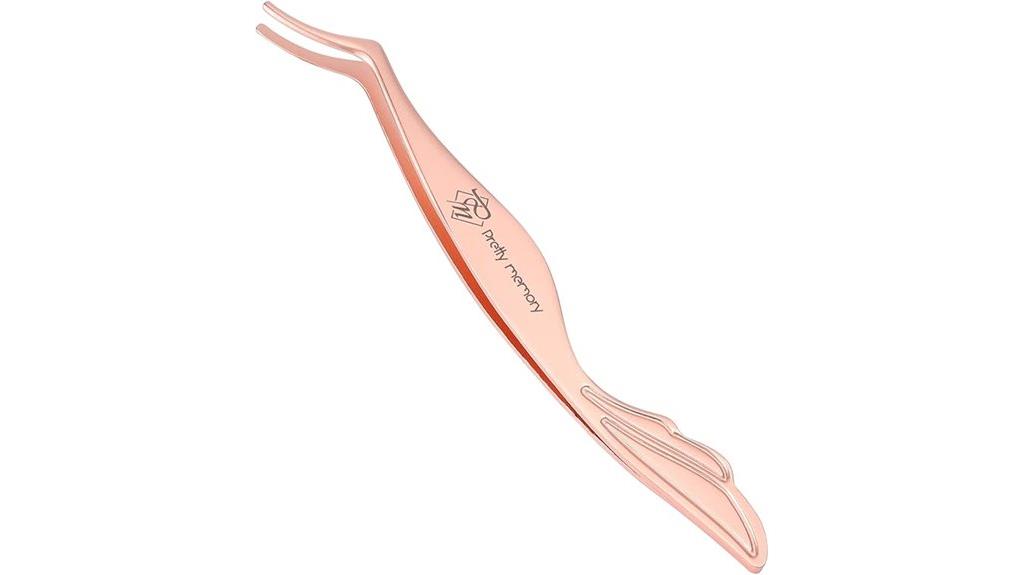 rose gold eyelash applicator