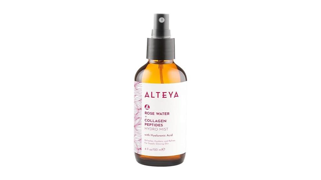 rose water with collagen
