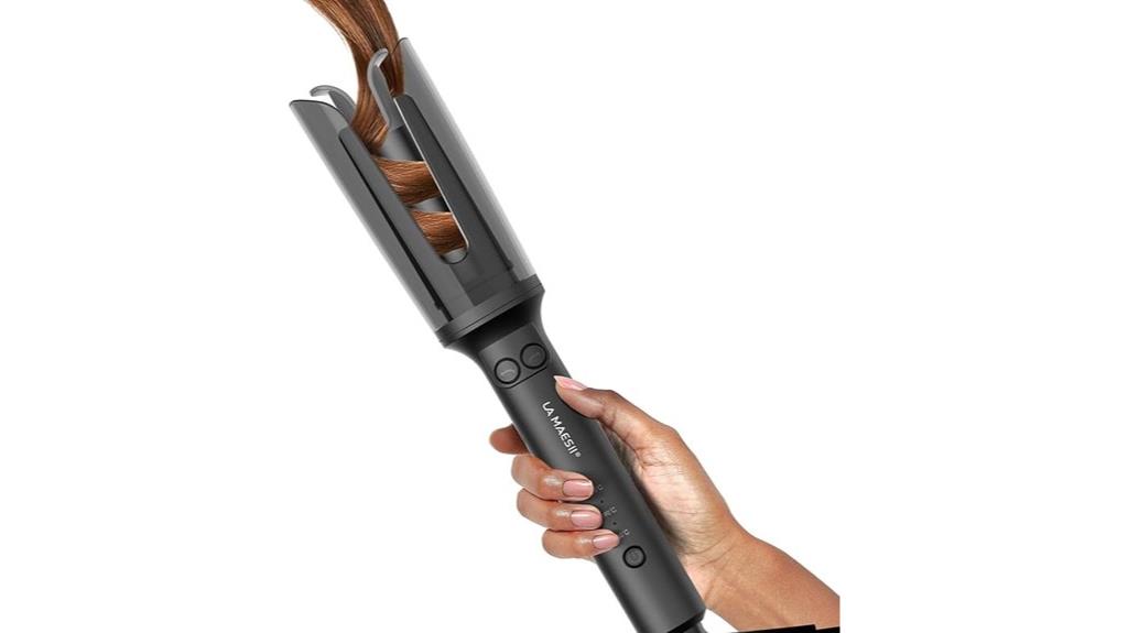 rotating curling iron settings