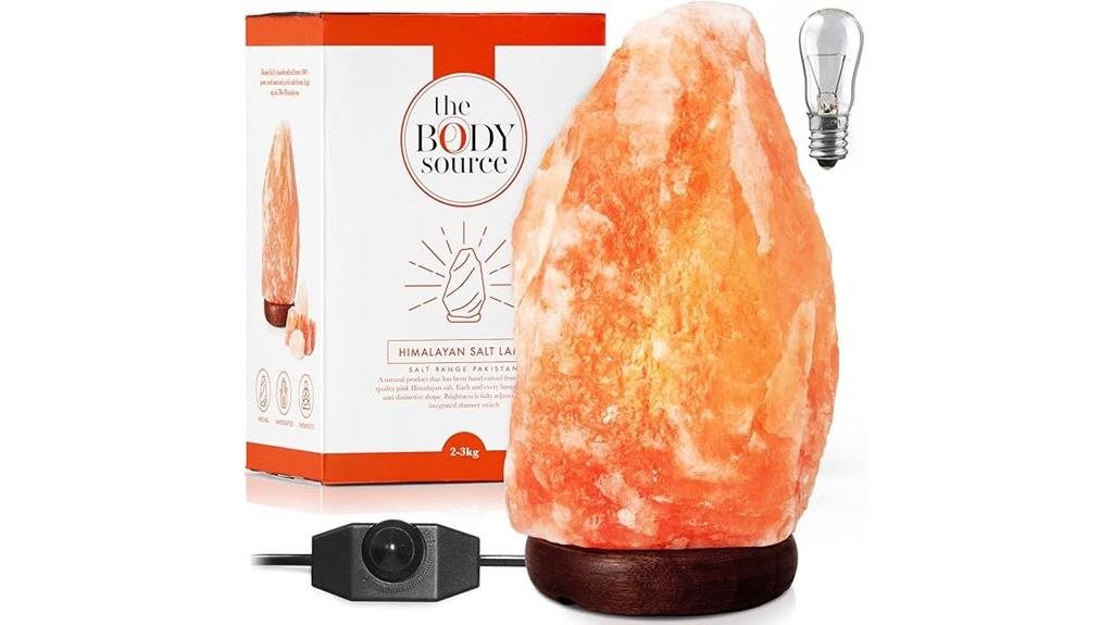 salt lamp with dimmer