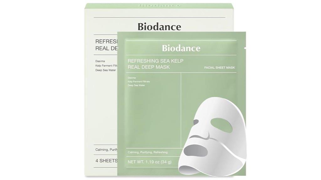 sea kelp hydrogel mask
