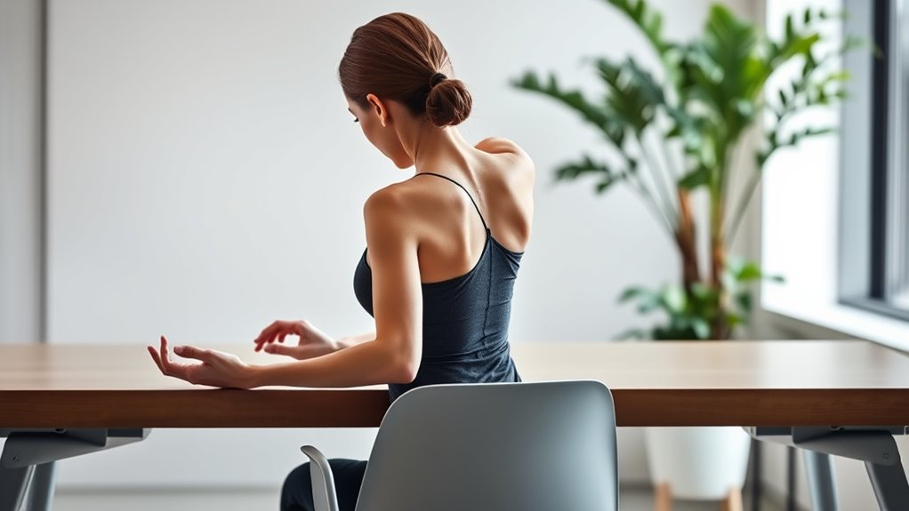 seated spinal flexibility stretch