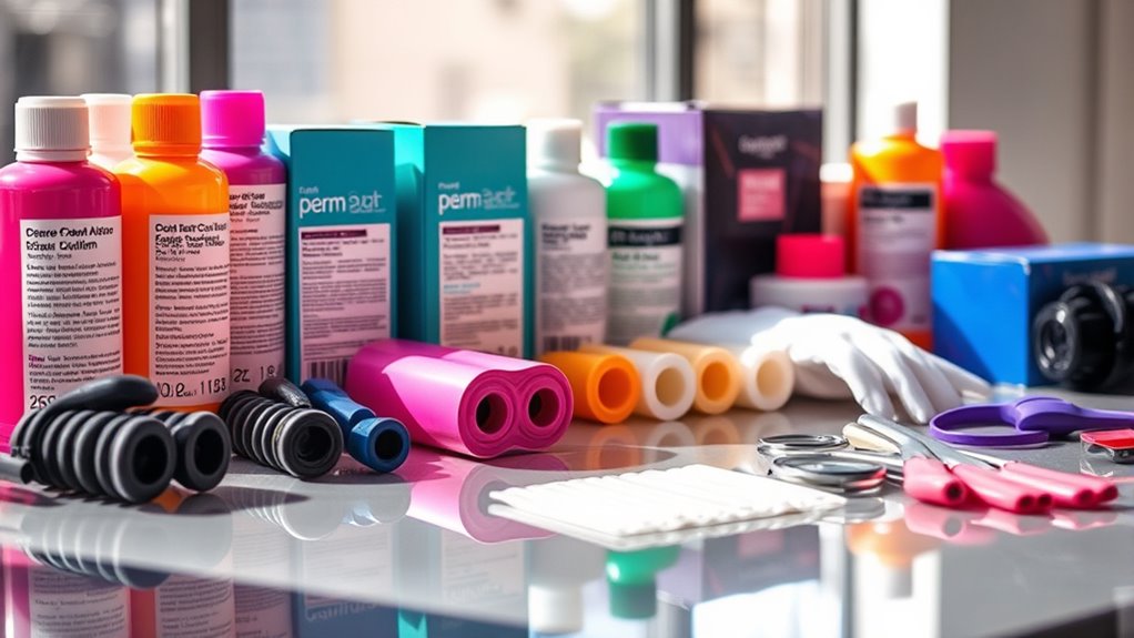 selecting hair perm kits