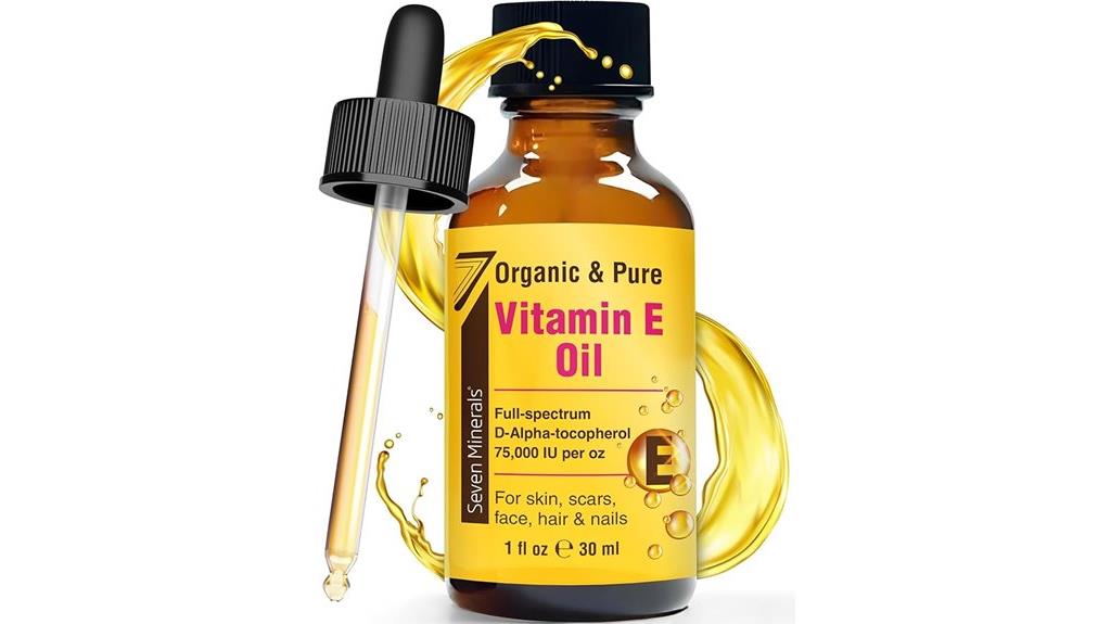 seven minerals vitamin e