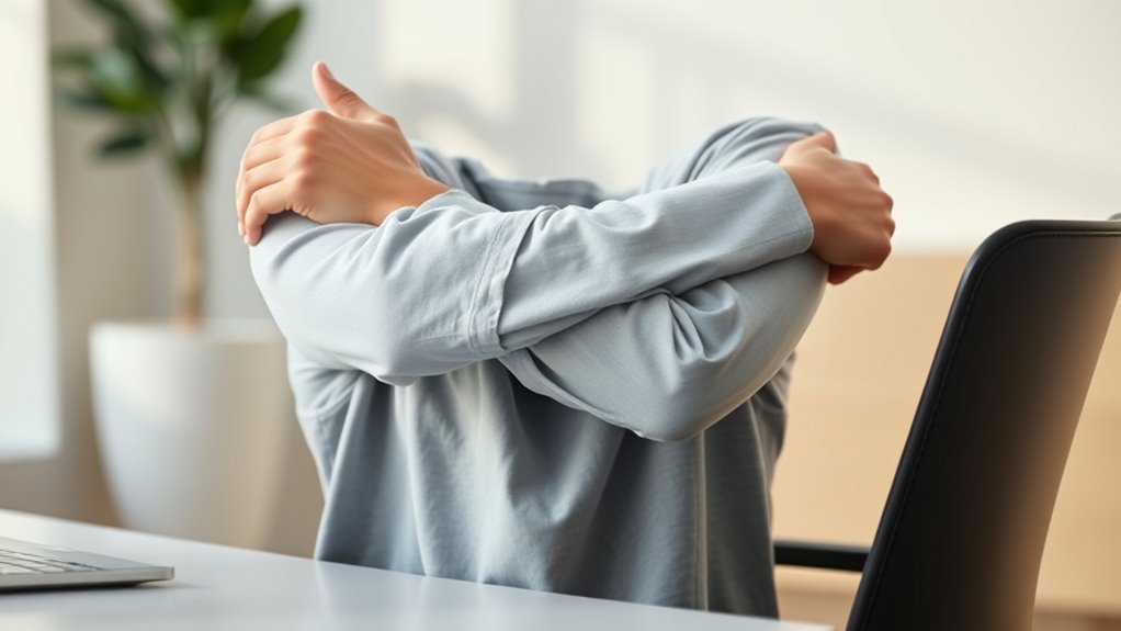 shoulder tension relief stretch