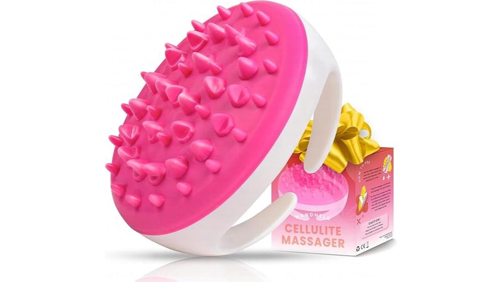silicone body scrubber massager
