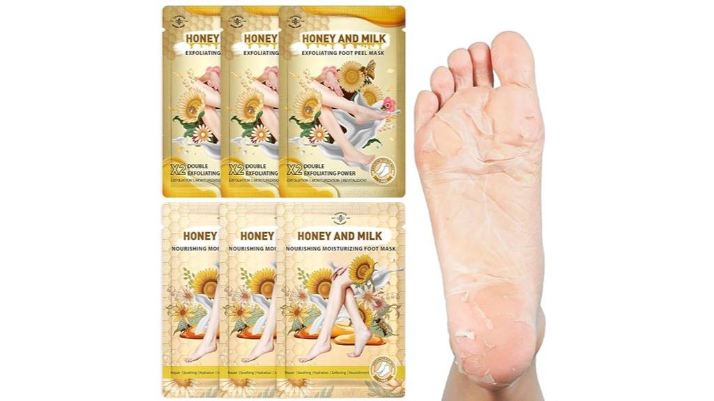 six pack foot peel masks