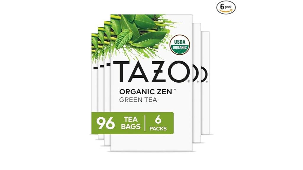 six pack of green tea