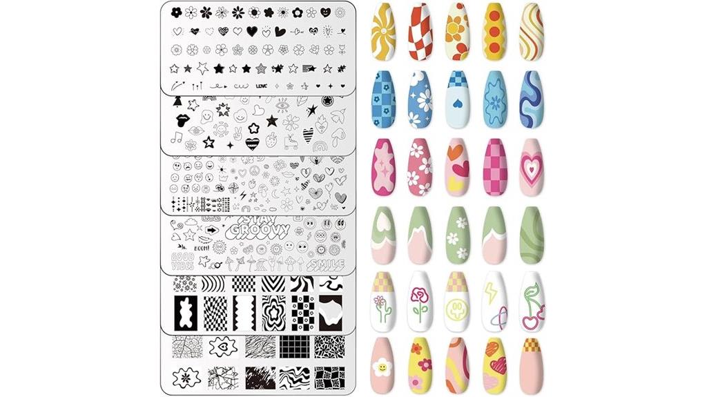 six piece stamping plate set