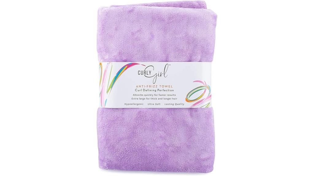 soft microfiber curl towel