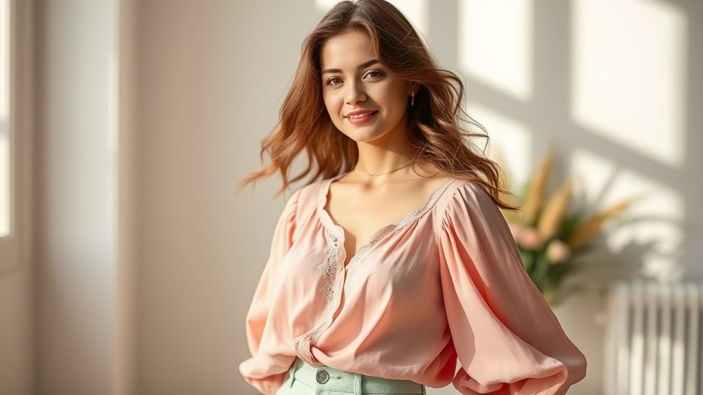 soft pastel youthful vibe