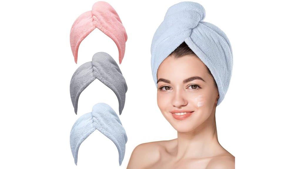 soft quick drying hair towels