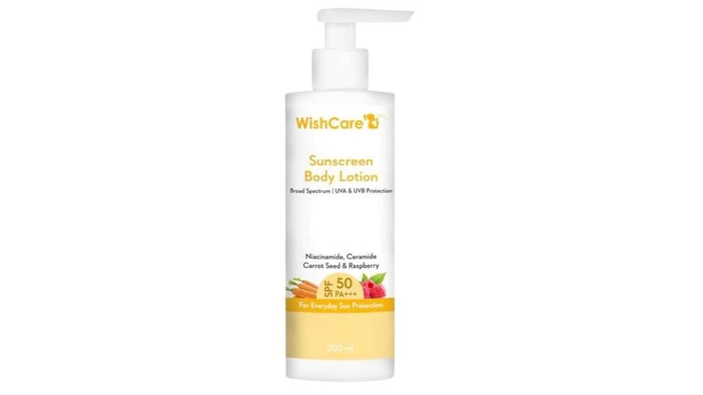 spf 50 pa body lotion