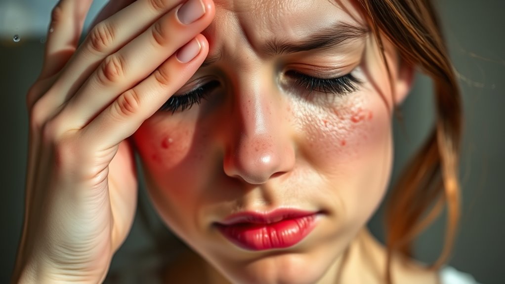 stress induced acne flare ups