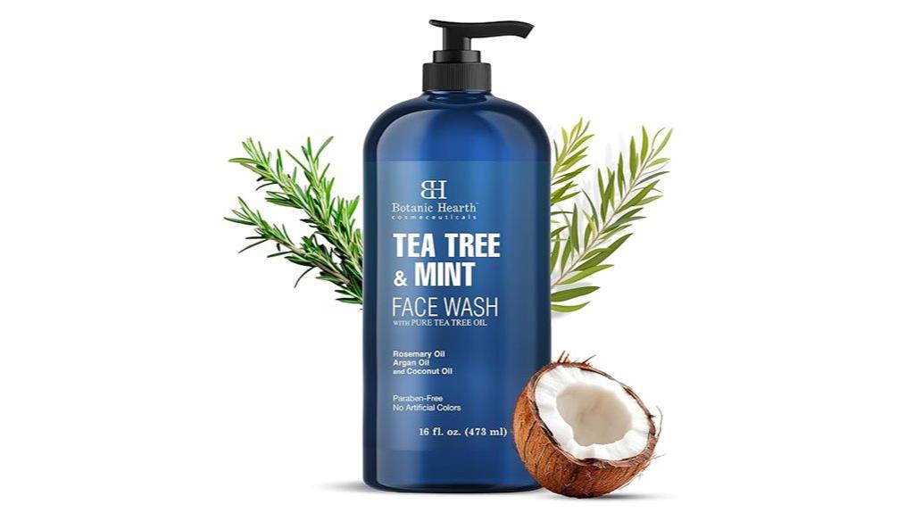 tea tree mint face wash