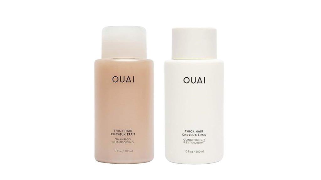 thick hair shampoo conditioner