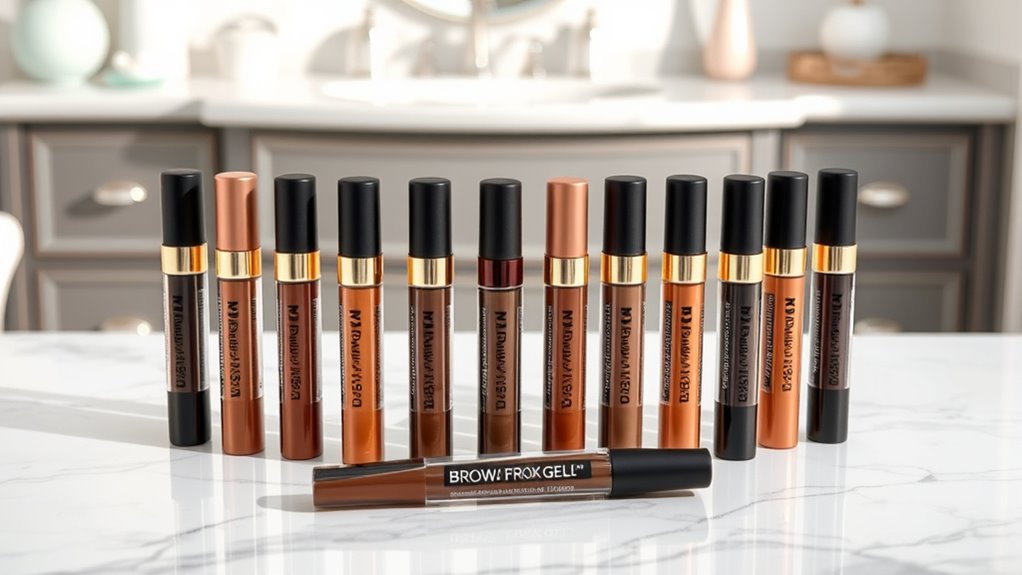 top brow gel picks