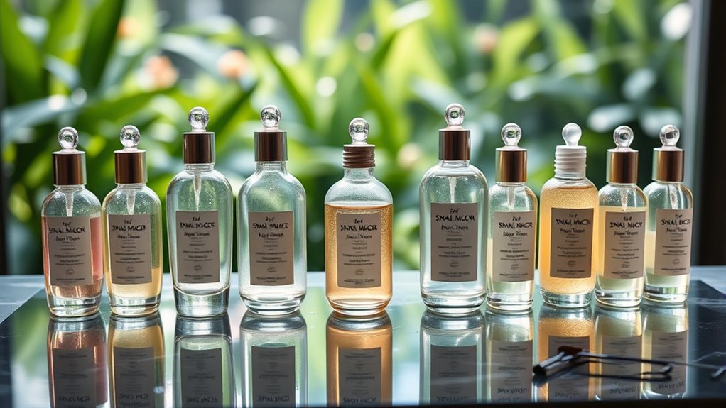 top snail mucin essences