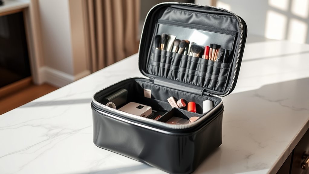 travel makeup bag essentials