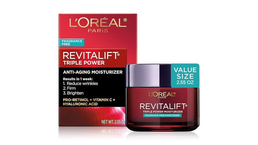 triple power anti aging moisturizer