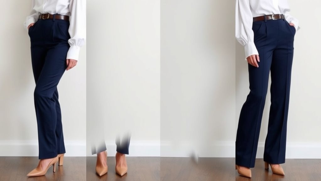 tucked in tops elongate silhouette
