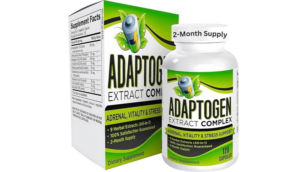 two month herbal adaptogen supplement