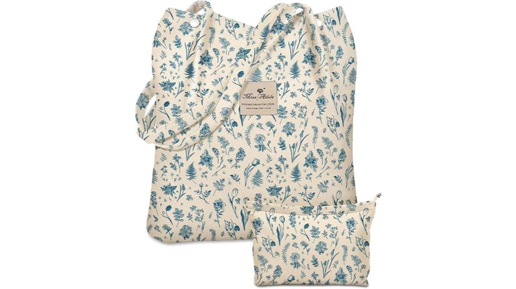 two tote bags set