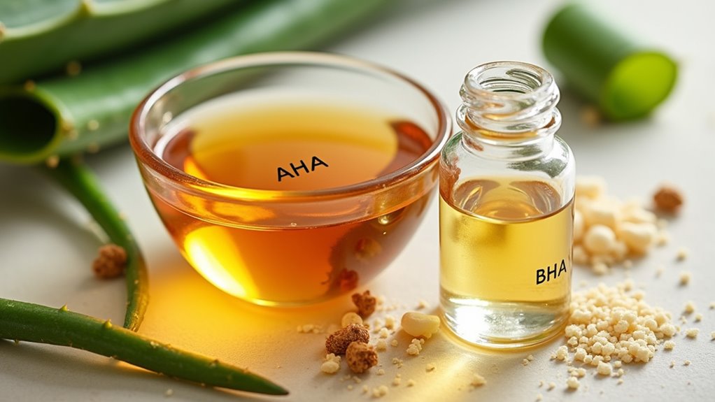types of skin acids