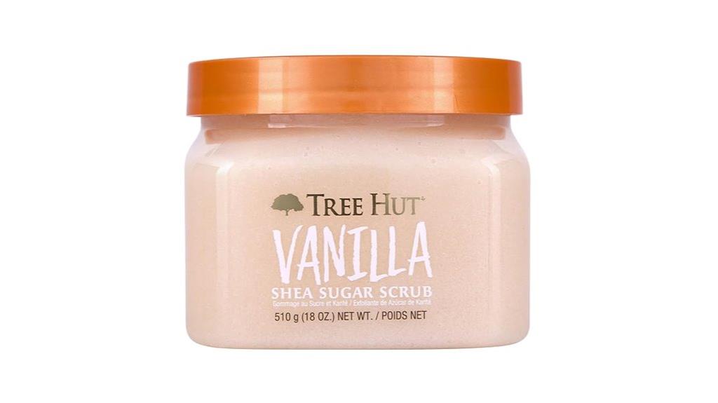 vanilla shea body scrub