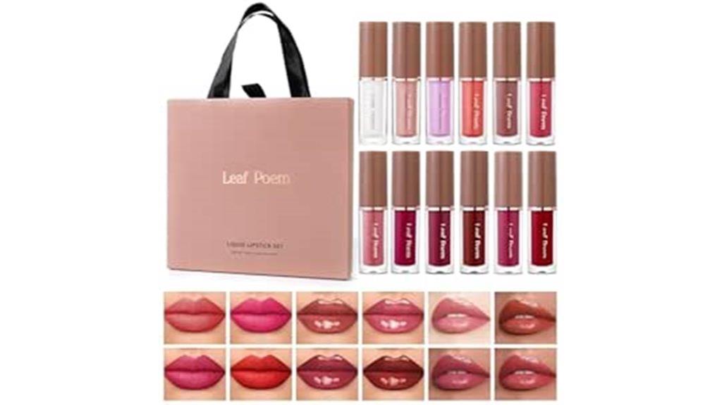 variety of lipstick finishes