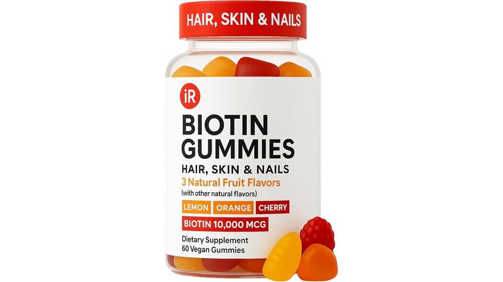vegan hair nail gummies