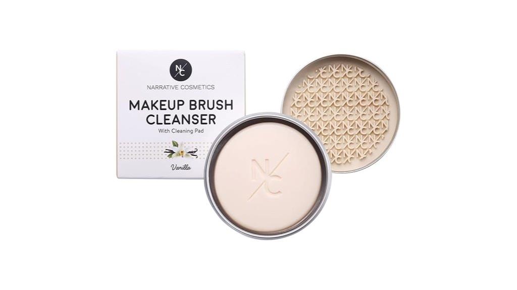 vegan solid brush cleaner