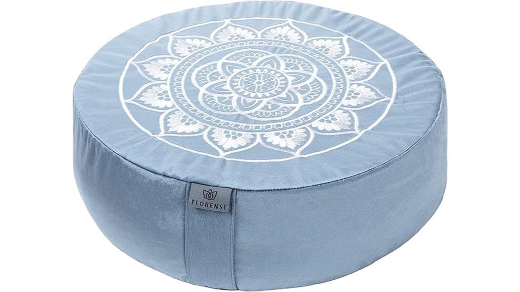 velvet tibetan meditation cushion