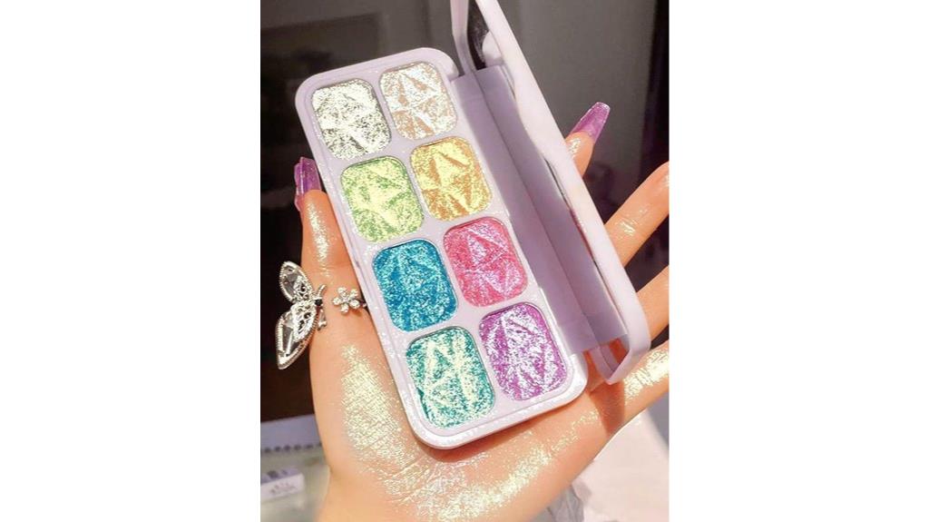 vibrant multichrome face palette