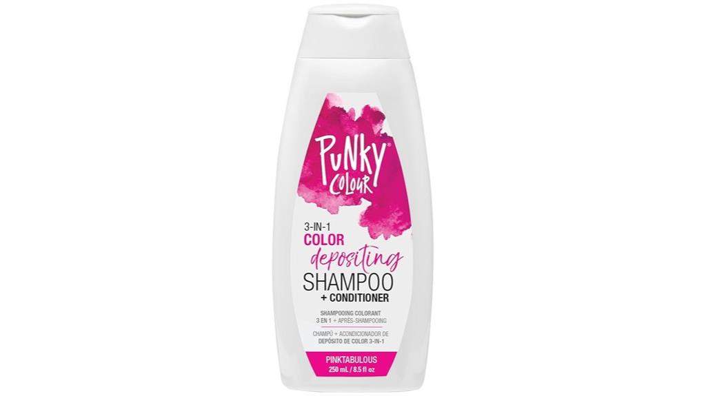 vibrant pink hair care