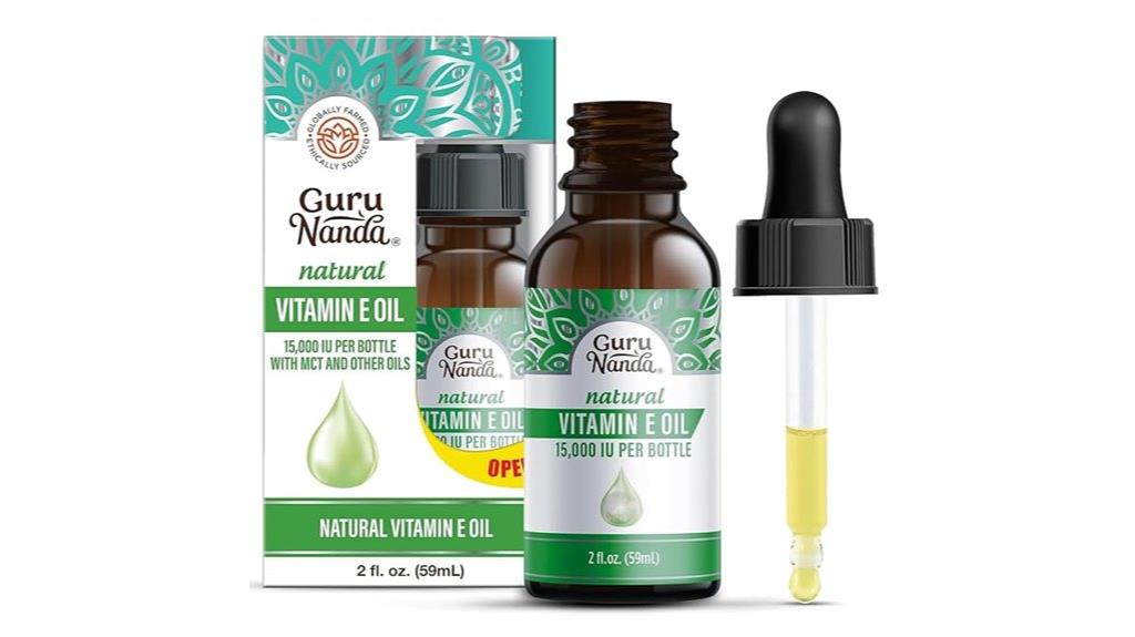 vitamin e oil bottle