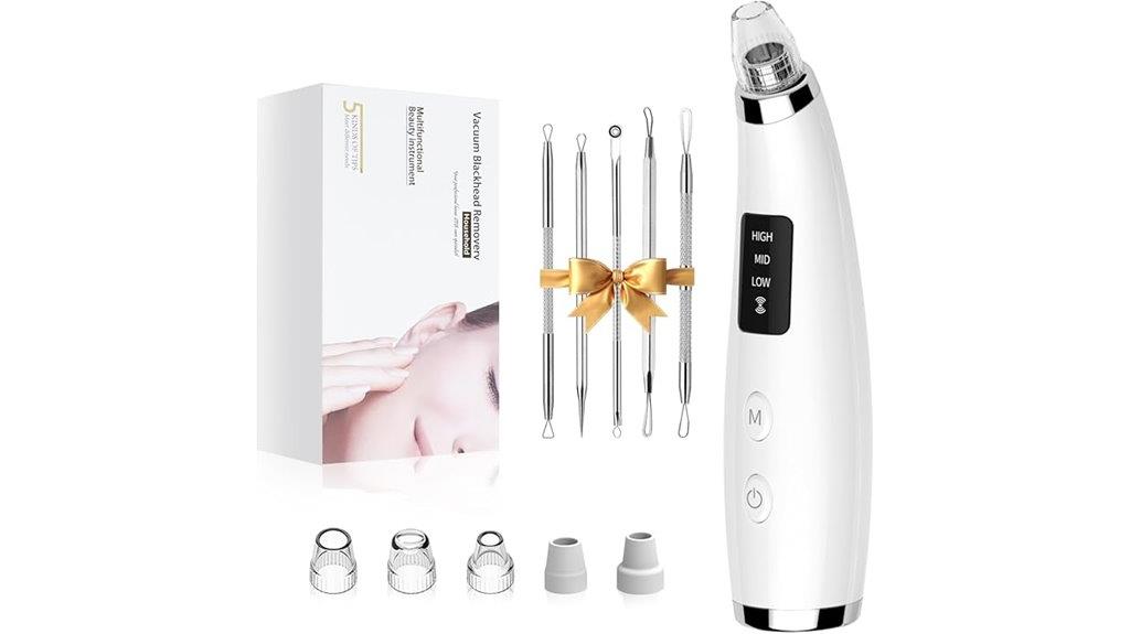 white facial pore vacuum